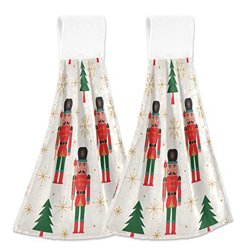 Funny nutcracker towel towel towel dish cloth kitchen bathroom toilet can be used convenient hanging decoration