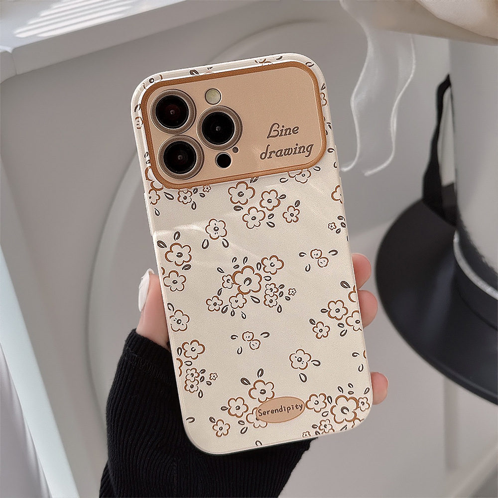 Funda para teléfono con diseño floral suave, adecuada para Apple 15 Pro Max, iPhone 17, elegante cobertura total para 11, 16 juegos, 13 Huawei. image 3