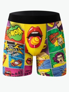 D 19982 Men's Printed Boxer Briefs ��ʿӡ����ѝ �羳��