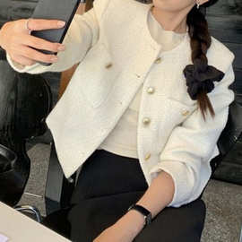 2026春秋新品外套女小个子短款小西服新品感气质夹克上衣废土风