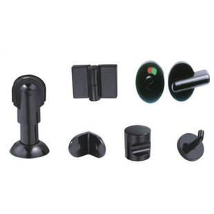 Public toilet partition accessories, nylon accessories, toilet hardware accessories suit