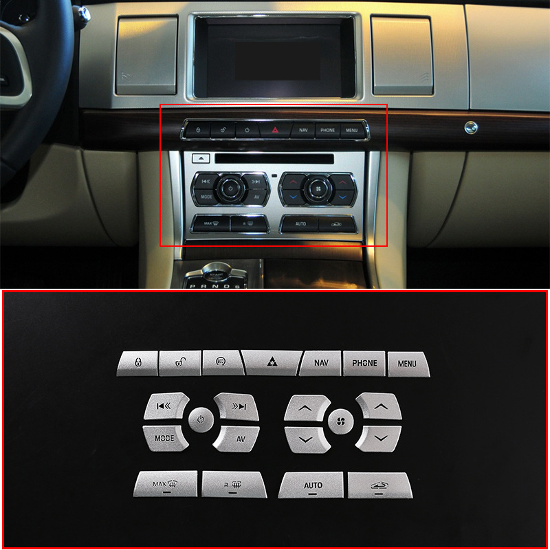 Jaguar XF 12-15 üçün kondisioner düymə stikerləri