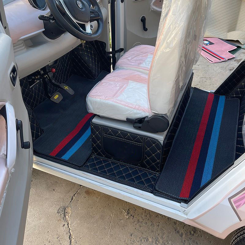 Suitable for Shenghao Mili Plus Mili E01 Full-Coverage Double-Layer Foot Pads, Wear-Resistant, Non-Slip, Fully Enclosed for Tricycle Use