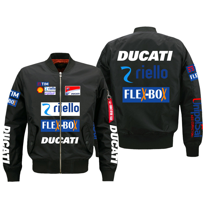 F1 Racing Suit Trendy Men's Personalized European and American Style Jacket Casual Long Sleeve Jacket for Ducati Team F1 Racing Suit Trendy Men's Personalized European and American Style Jacket Casual Long Sleeve Jacket for Ducati Team