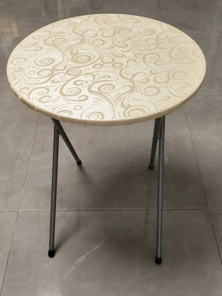 Стеклянный поворотный стол с поверхностью из ПВХ, домашний большой круглый коврик для стола, водонепроницаемый и маслостойкий, не требующий мытья, коврик для стола, круглый стол, поворотный стол, чехол для стола