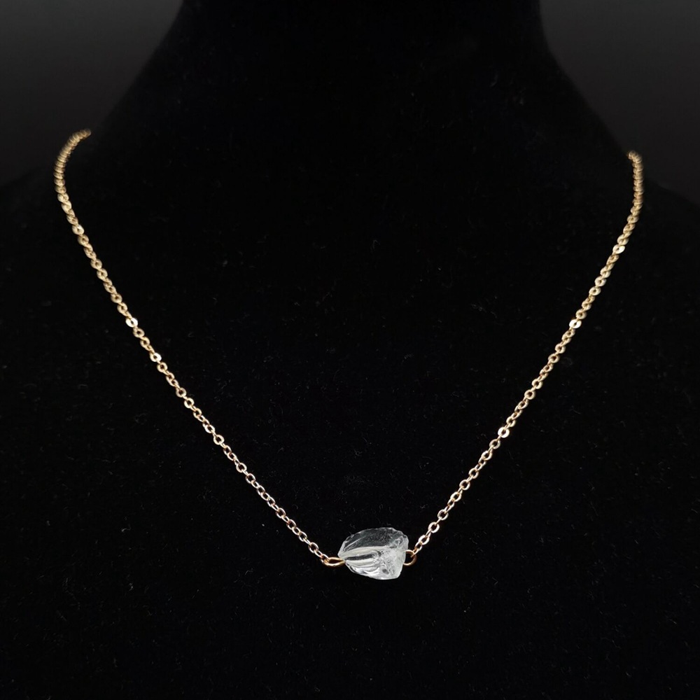 Fashion Geometric Agate Plating Natural Stone Necklace 1 Piece