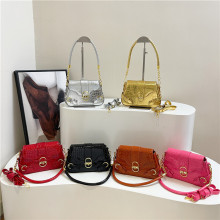 Women bags跨境小包包女包2025新款欧美复古鳄鱼纹女士单肩腋下包