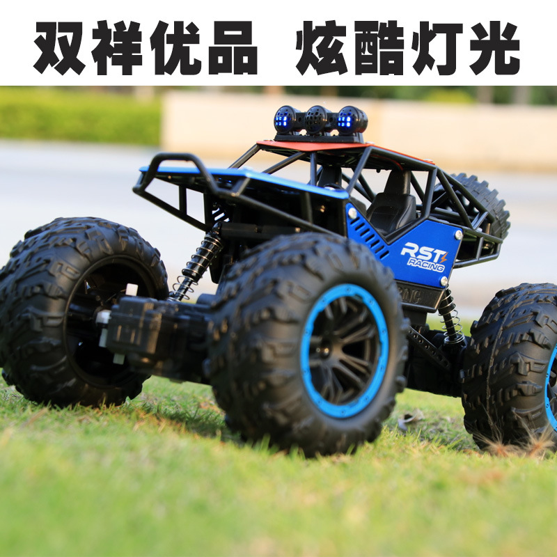 Coche de juguete eléctrico todoterreno para niños | Vehículo de control remoto de gran tamaño con tracción y escalada