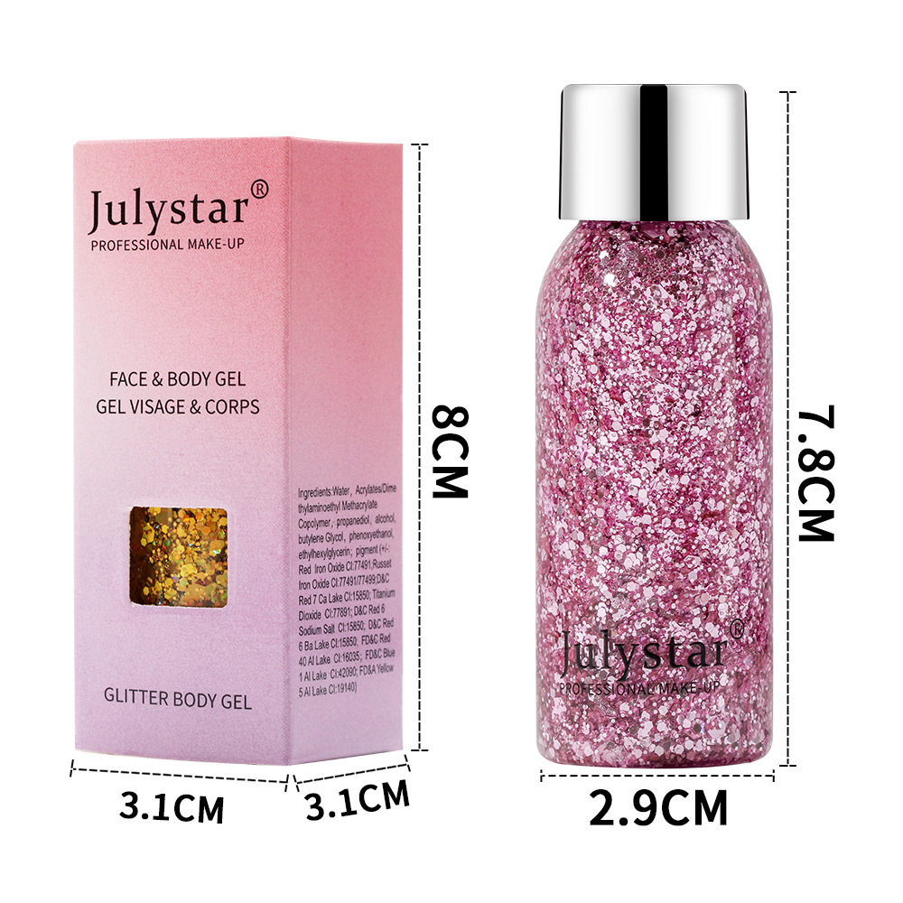 Body Gel Glitter Eyeshadow 2