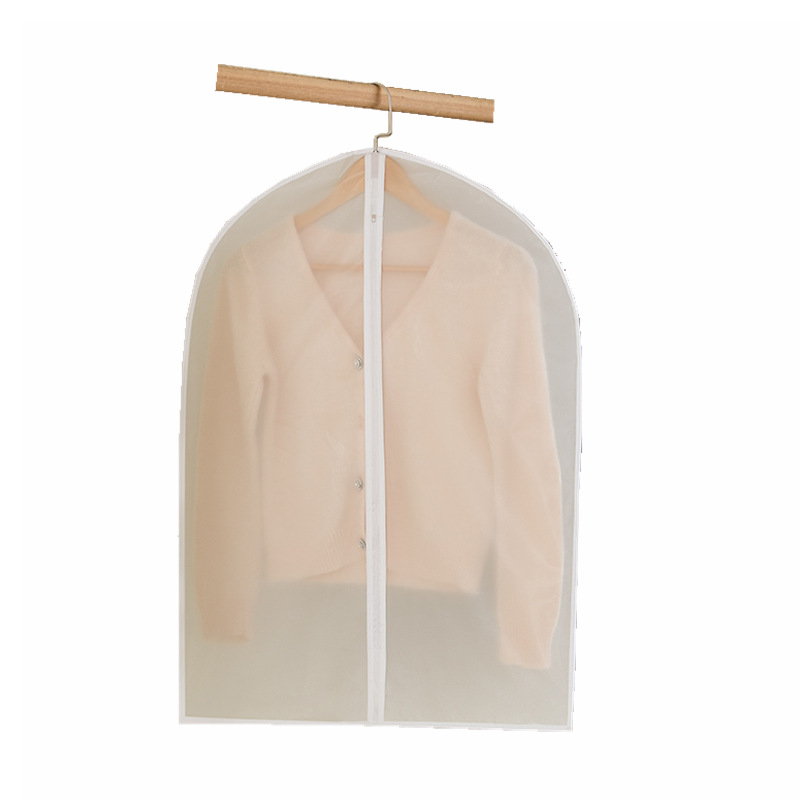 Ropa cubierta de polvo hogar transparente impermeable abrigo traje cubierta lavable ropa de almacenamiento de ropa cubierta de polvo al por mayor