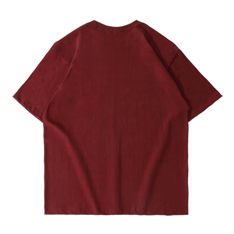 日系重ポンド240グラム純綿半袖tシャツ女性純白厚実丸襟ゆるいtシャツシャツ上着男|undefined