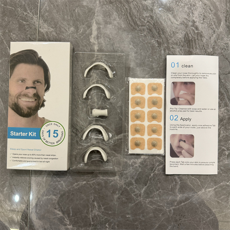 새 포장(곡선 코 패치 30개) 흰색