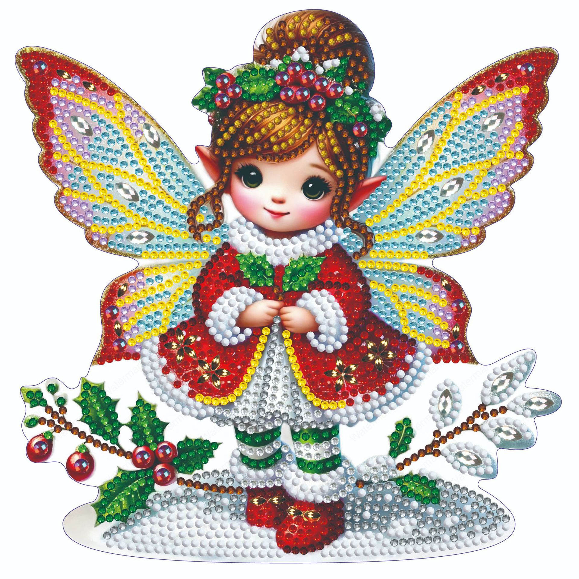 Diamante de bricolaje hecho a mano transfronterizo dibujo punto diamante 5D placa de yeso tridimensional adorno de juguete dinosaurio dibujos animados pintura infantil