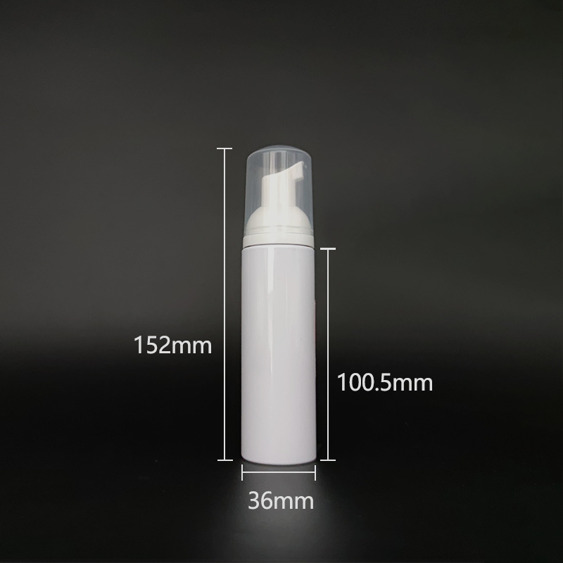 70ml(YZ-53);30 botella blanca de oro rosa bomba cubierta transparente; pet