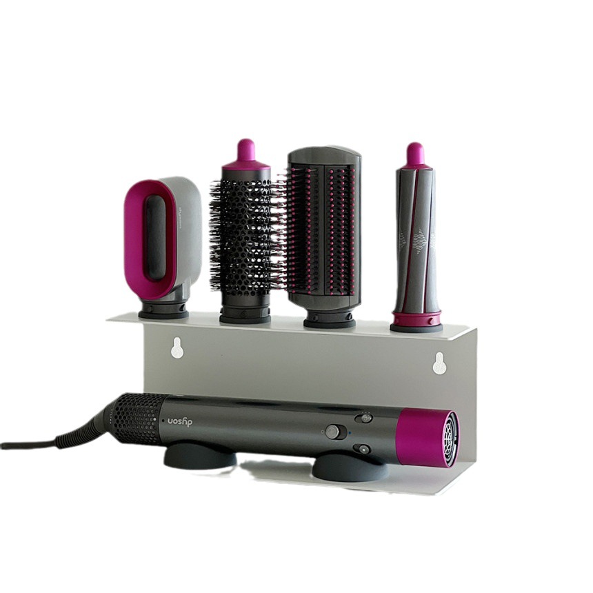 Dyson secador de pelo soporte baño estante de almacenamiento ponche-libre montado en la pared baño montado en la pared secador de pelo estante de almacenamiento