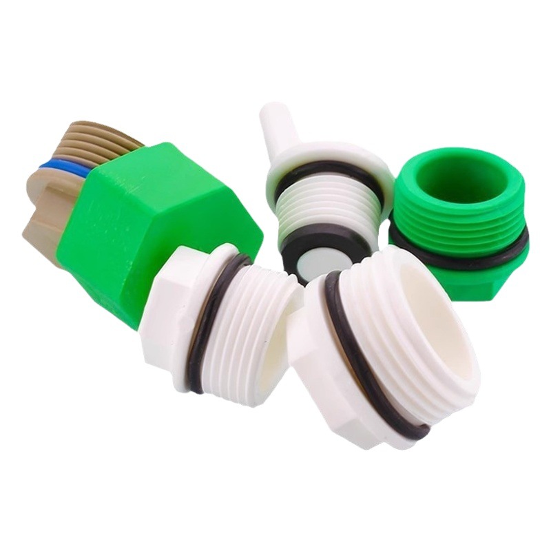 Ppr tubo de agua enchufe 4 puntos 6 puntos 1 pulgadas interno y externo alambre enchufe conejo oreja cinturón anillo de cuero libre materia prima cinturón mano Twist