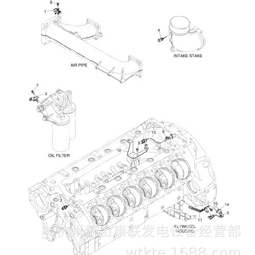 65.27103-7014速度传感器DP222CC斗山