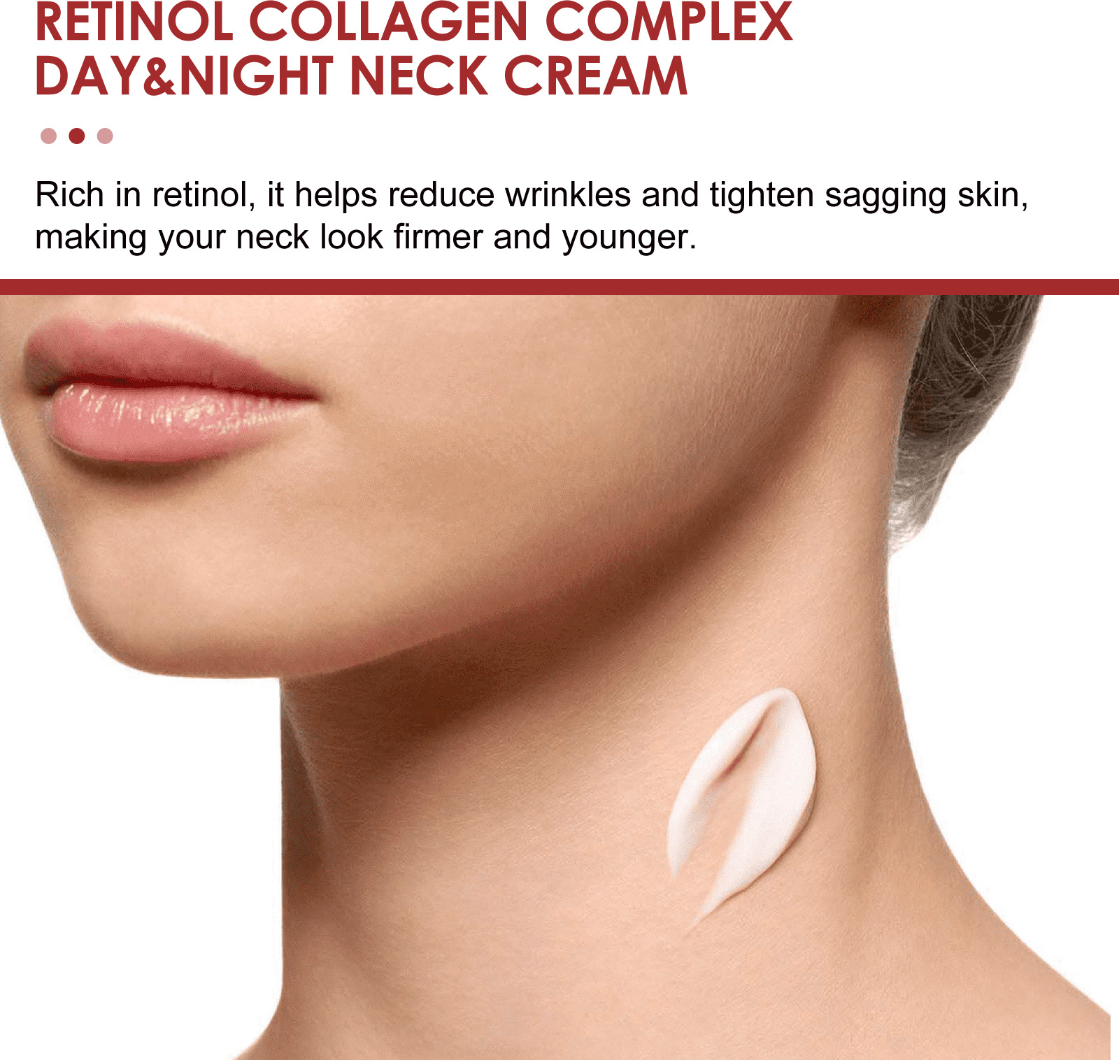 Retinol Collagen Complex Neck Cream For Lifting And Firming Skin_voghion.com