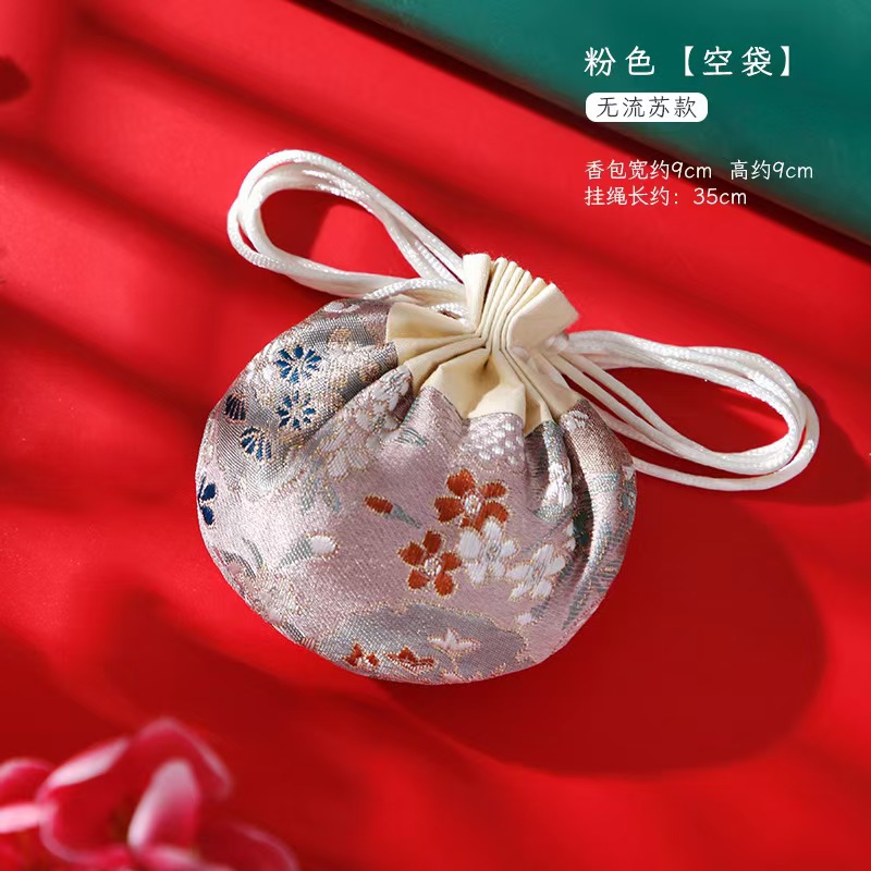 Bolsa vacía, bolso de impresión bordado antiguo, colgante de carro, bolso de mosquitos, festival del dragón, bolso de moda nacional