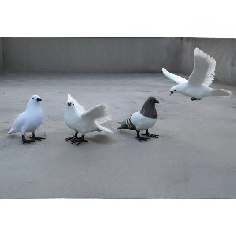 Simulation pigeon decoration Peace pigeon feather bird animal…