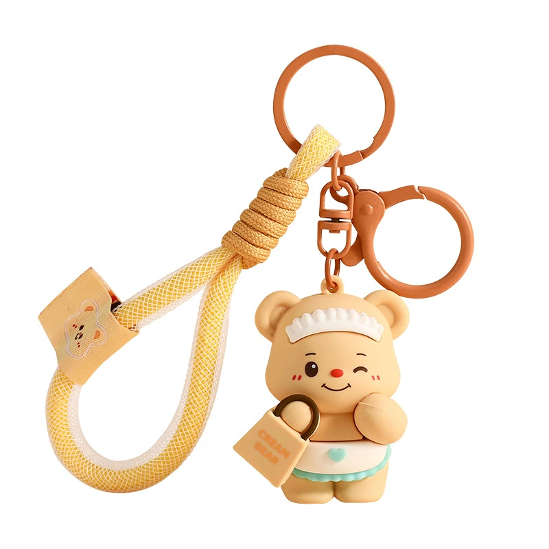 Настоящая Cartoon-ойл? (непонятно) Genuine cartoon oil, keychain, creative doll, cute pendant, with little bears, Birthday gift, wholesale