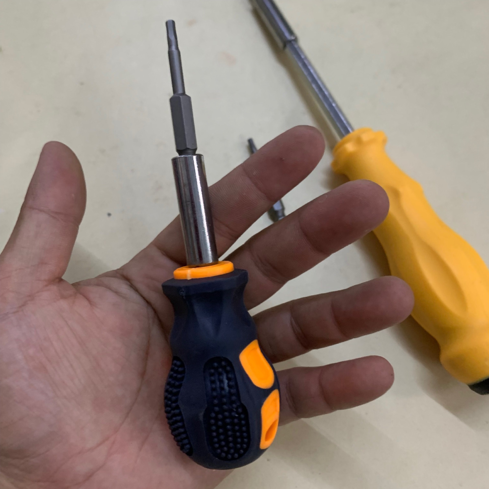 Mango especial para destornillador de aire mango de boquilla para 6,35 destornillador de aire boquilla de una sola cabeza destornillador de aire mango