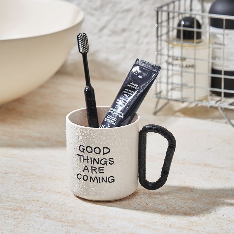 Bicchiere per collutorio stile graffiti tazza in plastica semplice_voghion.com