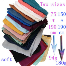 麻棉超大四季纯色围巾田园风保暖围巾多色可选保暖女士披肩批发