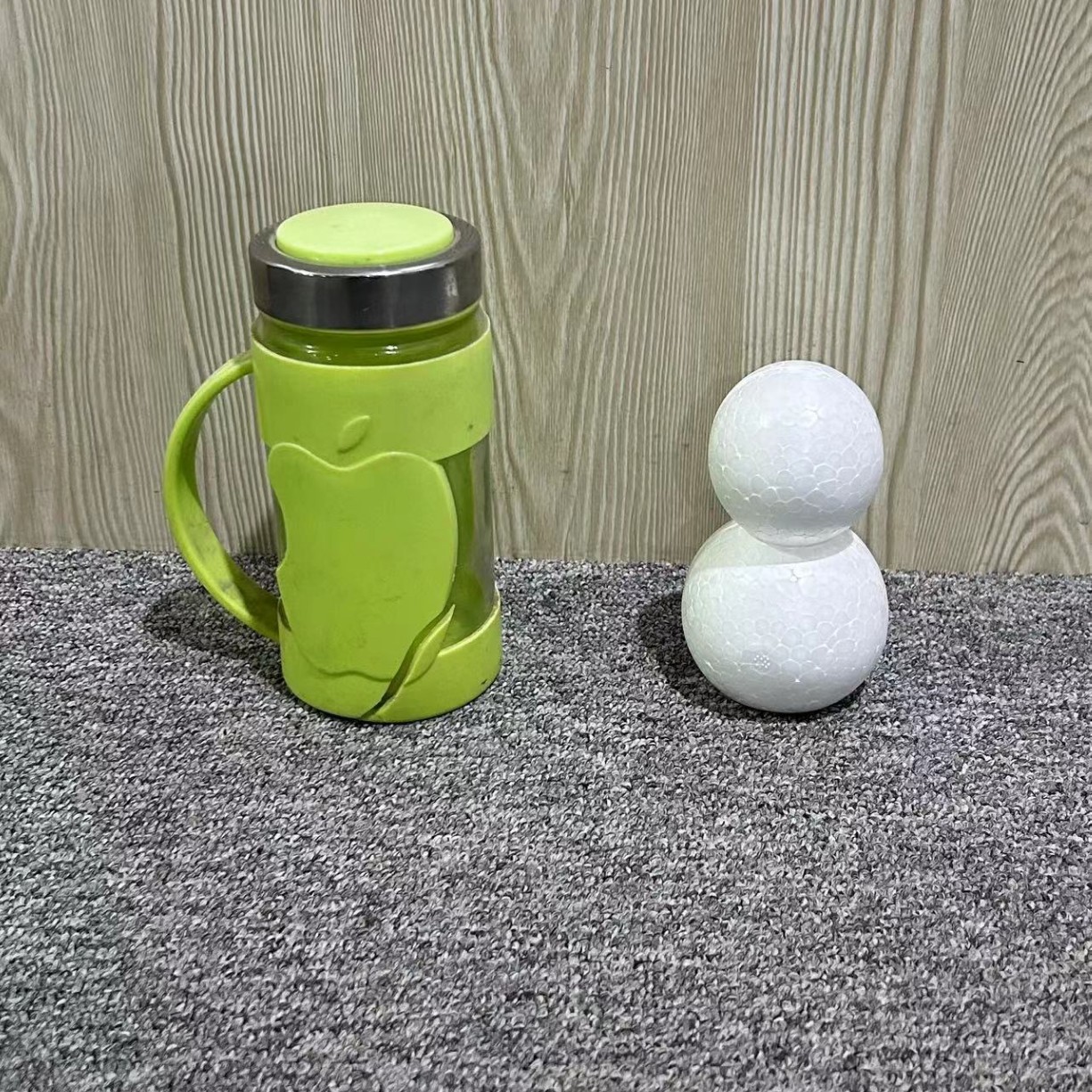 Oso de espuma directo de fábrica blanco DIY material de arreglo floral hecho a mano Día de San Valentín Rosa oso con juguete