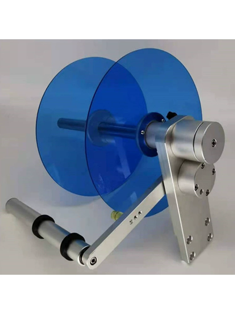 Стойка для подачи и сбора этикеток этикетировочной машины, зажим для подачи и тяги этикеток, вал для бумаги, стойка для регулировки головки этикетировки, неподвижный корректирующий ролик