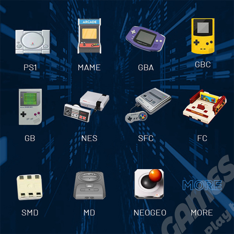 Nueva consola de juegos portátil ProjectX transfronteriza HD pantalla grande retro arcade transfronterizo portátil inalámbrico HD