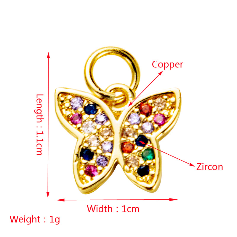 Nihaojewelry wholesale accessories creative key crown starfish rainbow necklace pendantpicture18