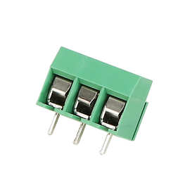 厂家供应PCB接线端子 绿色126V直针5.0间距螺钉式接线端子直针阻