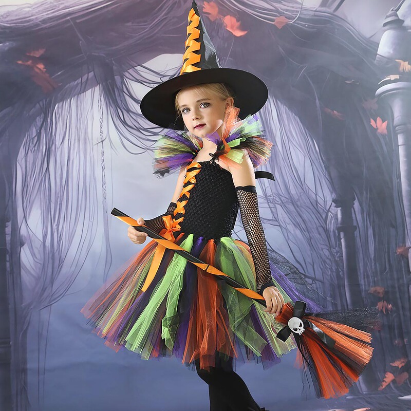 ハロウィーン子供cos衣装魔女も狂った蓬蓬蓬スカート女の子化粧舞踏会衣装衣装衣装衣装衣装衣装|undefined