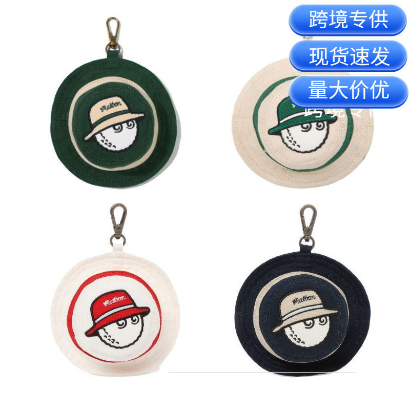 New Korean golf accessory mini ball bag for men and women, portable round waist bag, GOLF sports ball bag