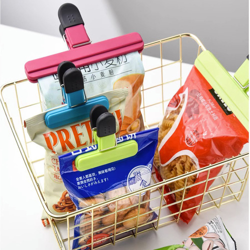Kitchen food sealing clip household tea snack plastic bag sealing clip moisture-proof food packaging sealing clip