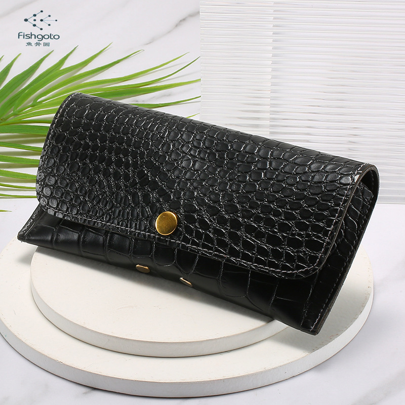 Snakeskin sunglasses box G04 PU foreign trade glasses packaging box sunglasses leather case packaging box