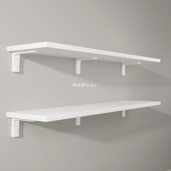 Wall Storage Rack Partition Wall Wall Wooden Board Storage Board Shelf Wall Hanging Flat Board Bracket Wall Hanging Load-bearing