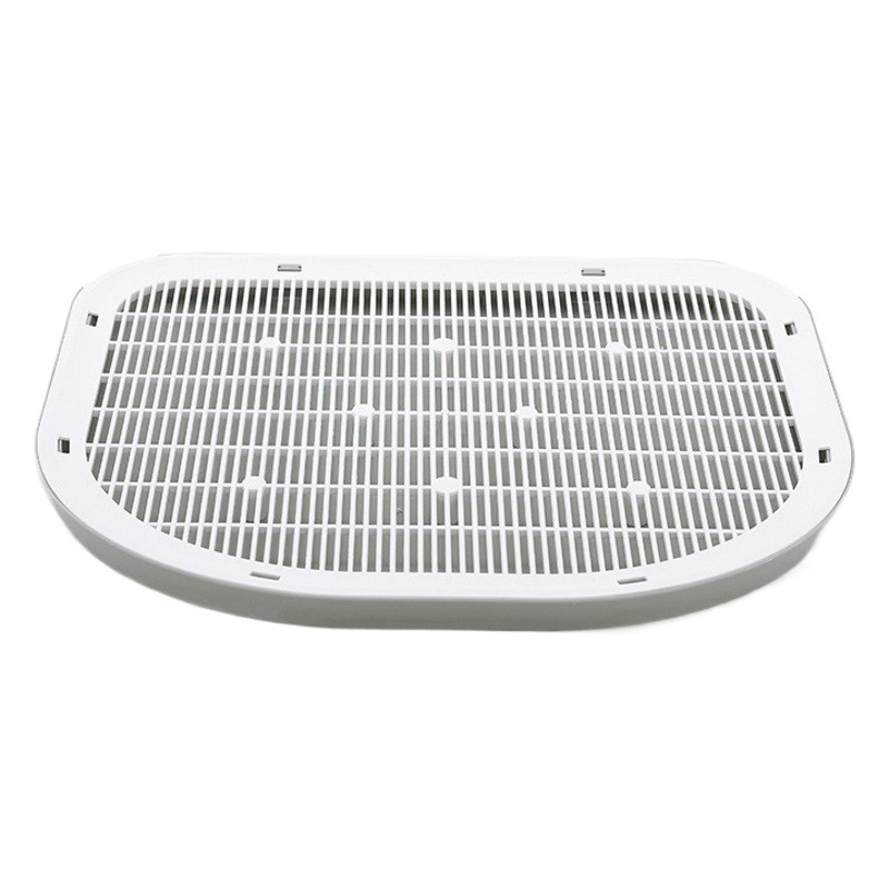Estera de arena para gatos estera de gato antisalpicaduras de plástico gato inodoro suministros para mascotas gato estera de control de arena de doble capa caja de arena para gatos