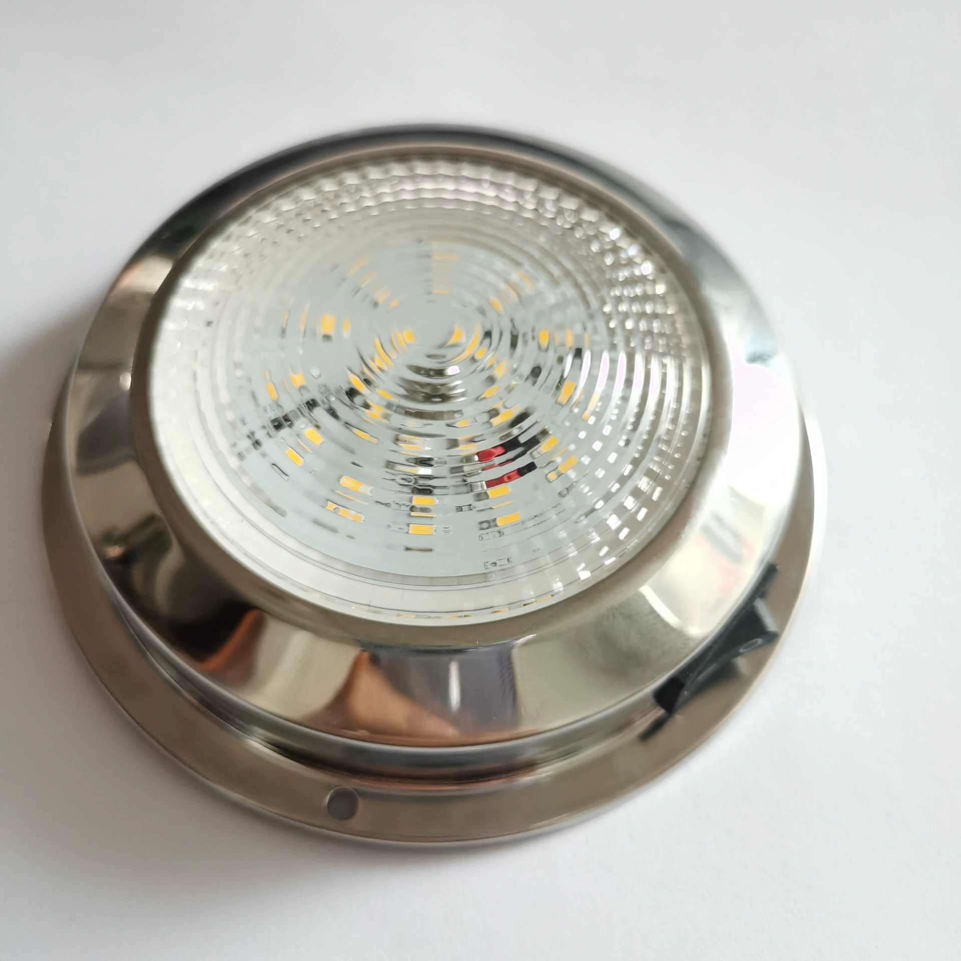 2025 яхт RV специальный светильник на крыше из нержавеющей стали белый свет 3 дюйма 4 дюйма потолка лампа для чтения