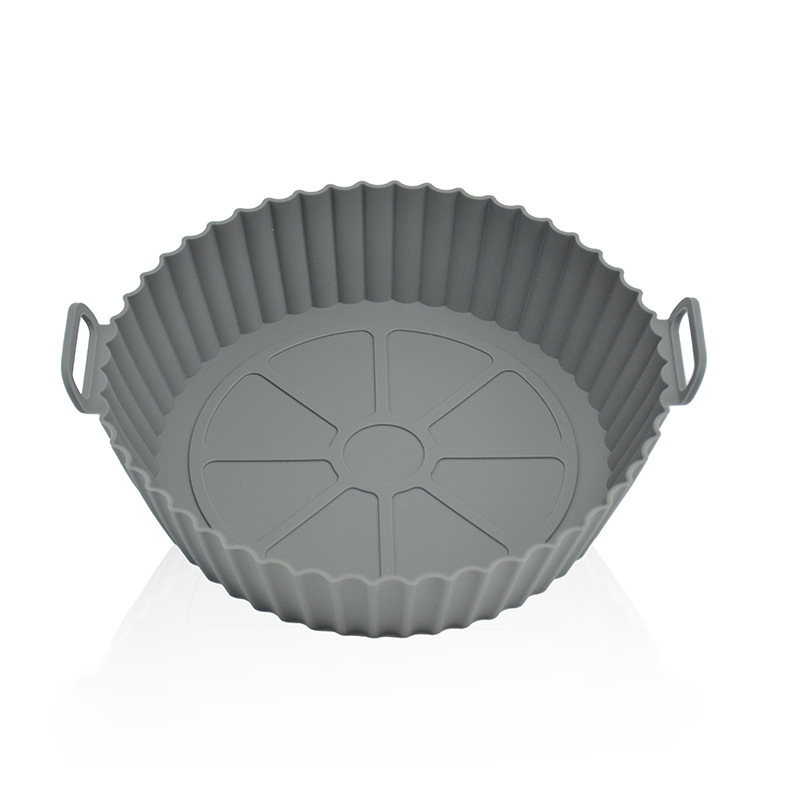 Hot horno silicona aire freidora bandeja de pizza horneado bandeja de horneado mano matriz de horneado