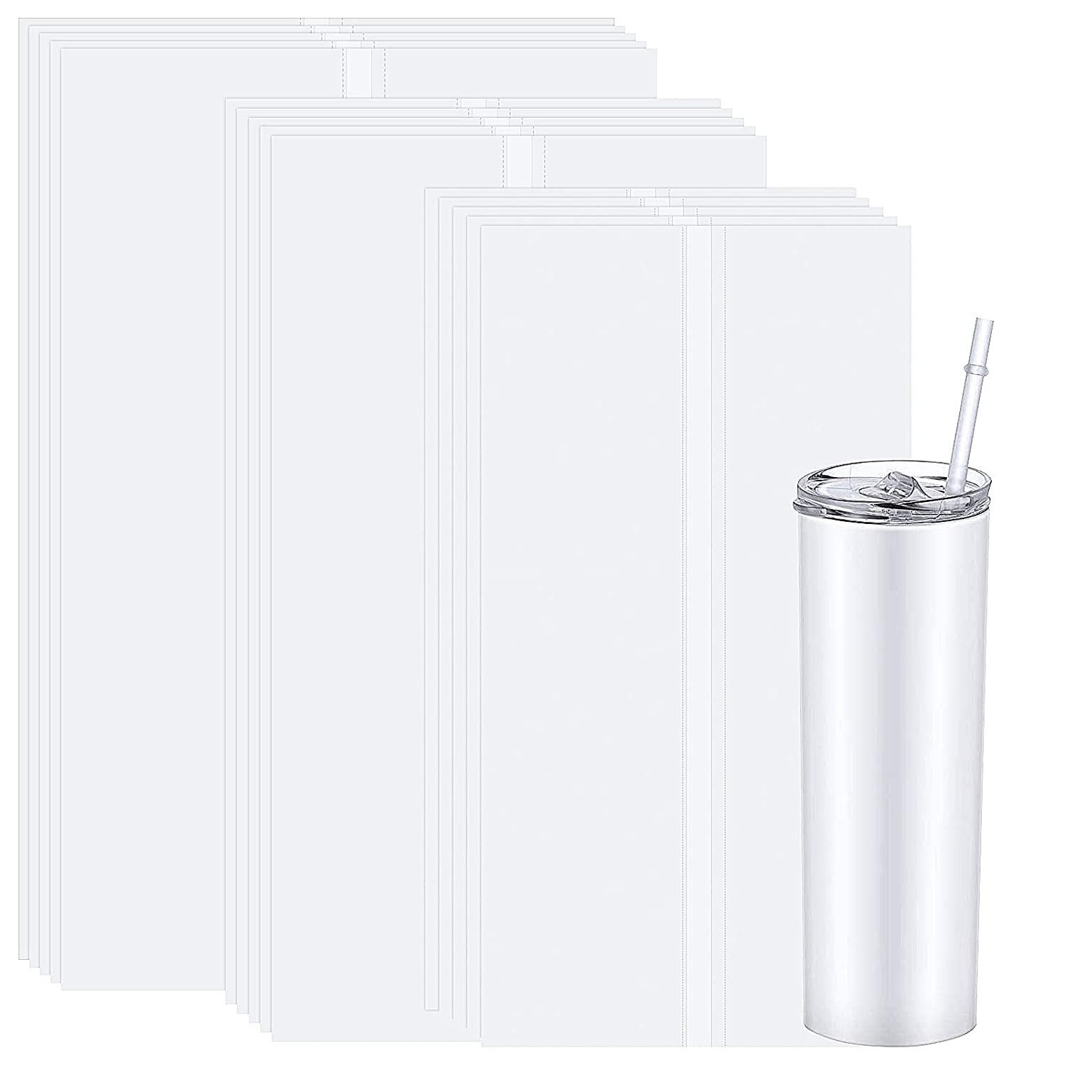 Sublimation Heat Transfer Shrink Film Bags for Mugs,Tumblers