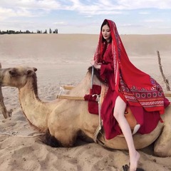 女性用ショールアウター 2025 新しいマント砂漠旅行の必需品エスニックスタイル新疆チベット砂漠旅行