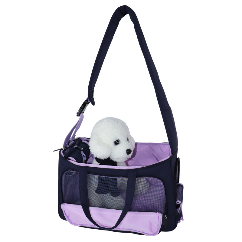 Custom outcrop clip mesh material pet travel bag small body dog light summer bag diagonal handbag teddy bag Custom outcrop clip mesh material pet travel bag small body dog light summer bag diagonal handbag teddy bag