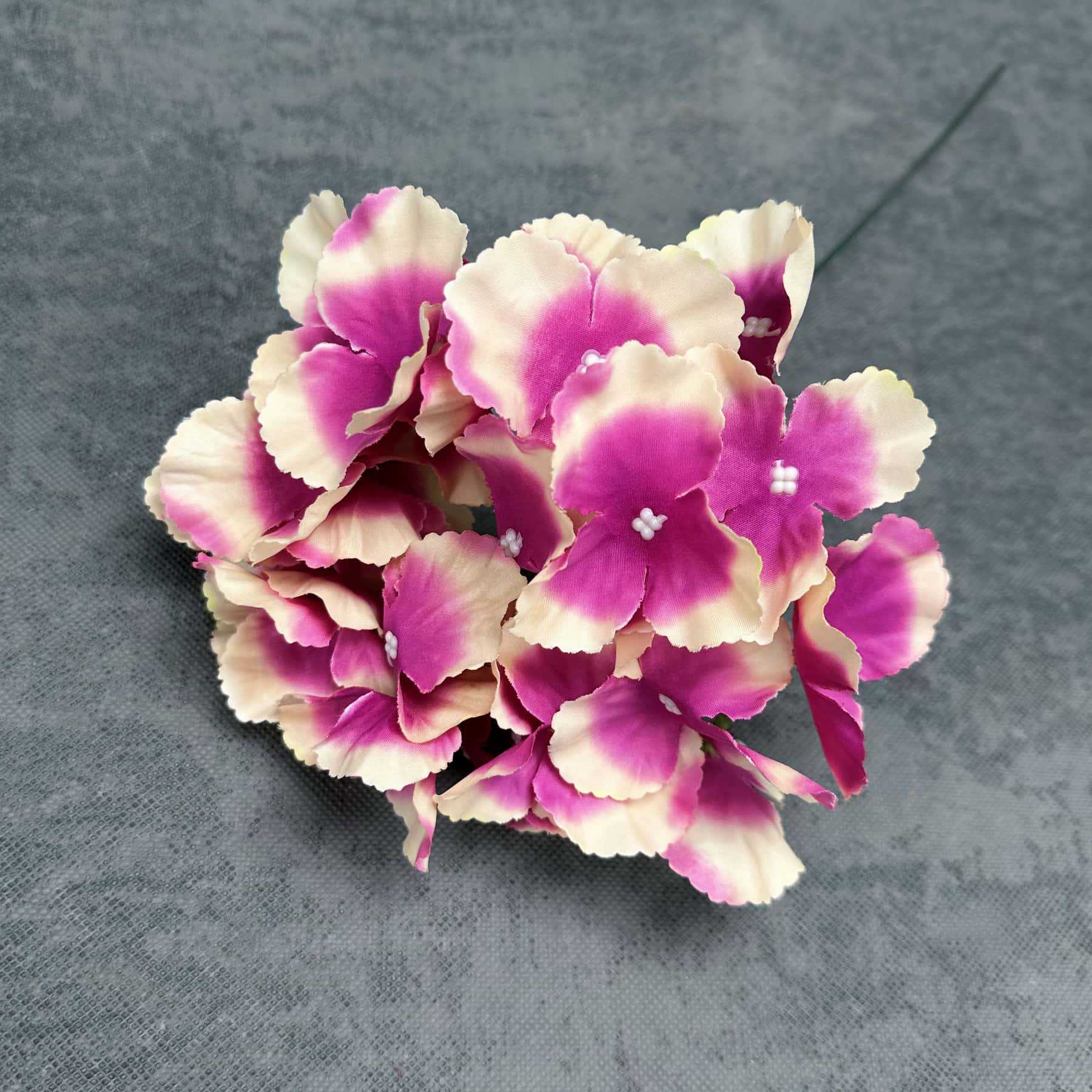 Flores artificiales, 27 piezas, cabezas de flor de hortensia de tallo único, accesorios de decoración para bodas y hogar, flores de seda, adornos de flores falsas, venta al por mayor.