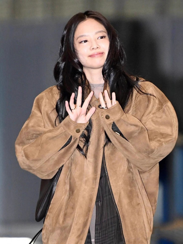 现货 韩国设计师sis**绒面飞行员夹克韩系女装jennie同款拉链外套|undefined