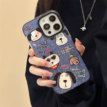 知泰16Pro苹果14手机壳iphone15黑圈双色壳11Promax搞怪13防摔78