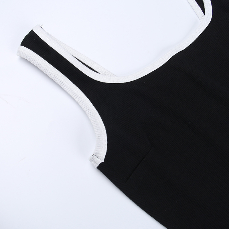 Summer Street Casual All Matching Slim Fit Color Contrasting Stripe Vest Jumpsuit for Women 10 Summer Street Casual All Matching Slim Fit Color Contrasting Stripe Vest Jumpsuit for Women