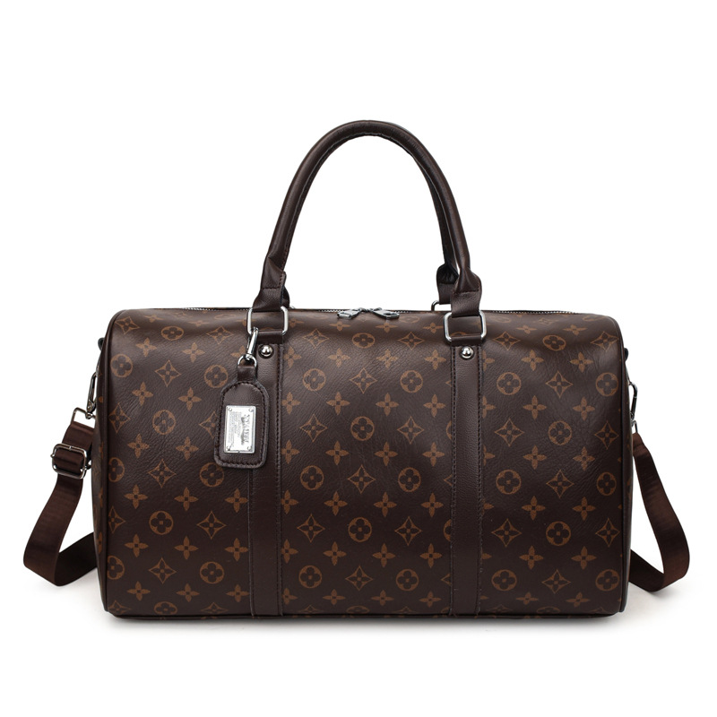Other Monogram Print Travel Duffle Bag Large Brown