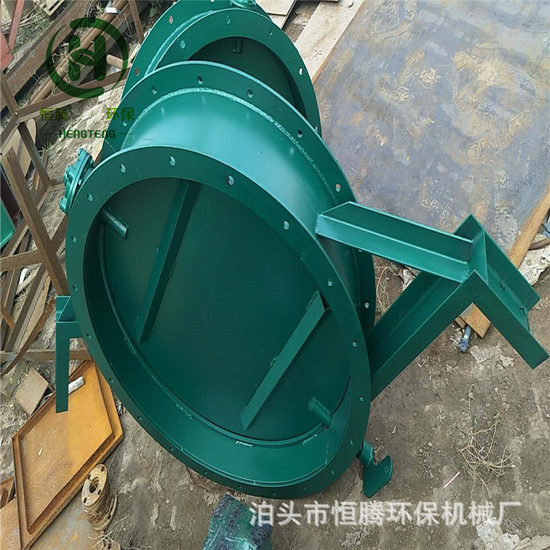 气动手动翻板调节阀电动烟道挡板风门百叶蝶阀气动电动执行器风阀